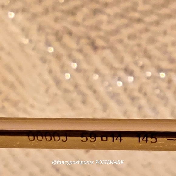 DIOR split aviator gold sunglasses unisex luxury CD logo - Picture 7 of 17